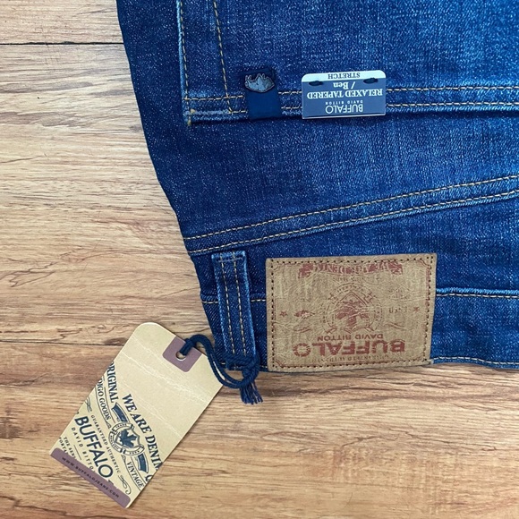 Buffalo Blue Straight Jeans Authentic Denim - Picture 11 of 16
